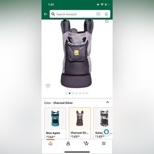 COPY - LilleBaby NEW Baby & Toddler Carrier Charcoal Gray